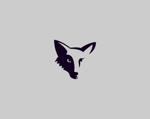 GoldFoxGreyBackground